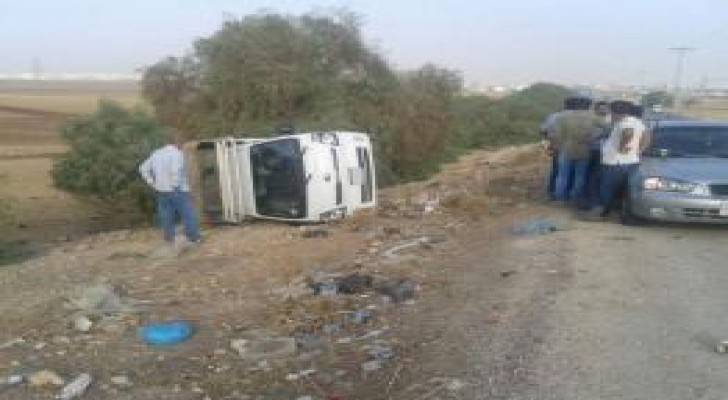 15 إصابة أثر حادثي سير منفصلين في اربد و جرش
