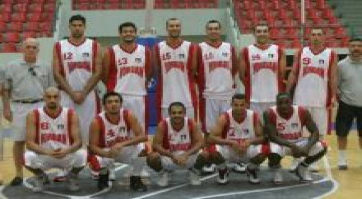 المنتخب الوطني يفوز على بلاك ووتر الفلبيني وديا بكرة السلة