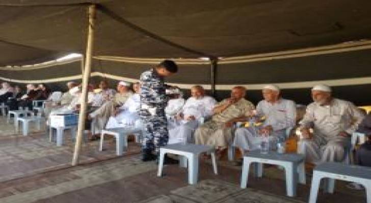 الدوريات الخارجية تستقبل الحجاج عبر محطة الابيض