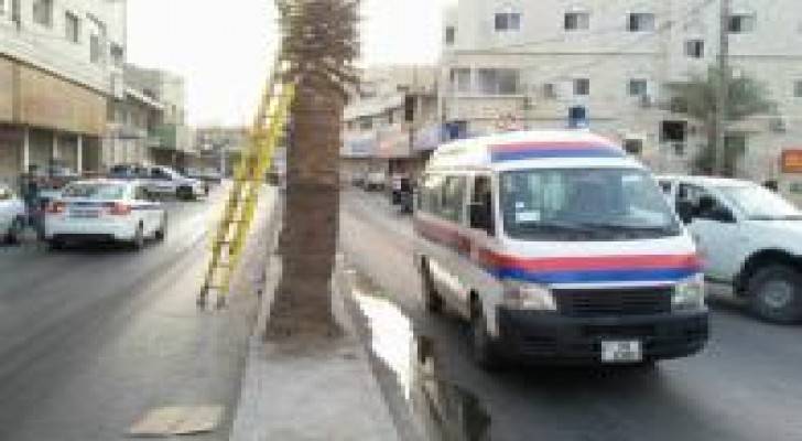 إخماد حريق مضخة في محطة محروقات  بإربد