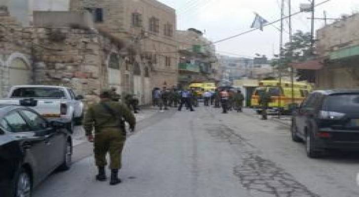 إصابة فلسطيني بإطلاق نار بدعوى طعن جندي في الخليل