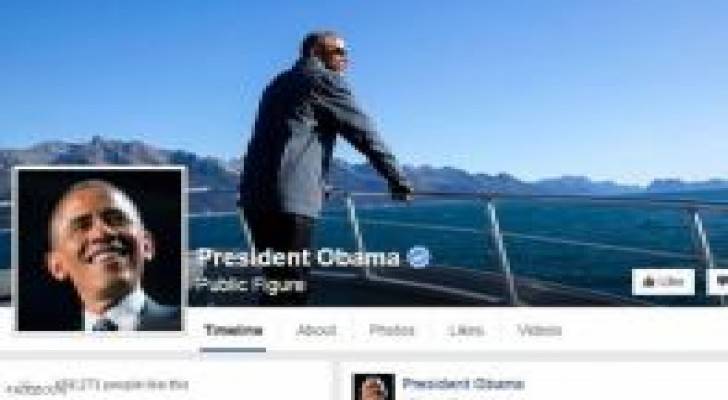 أوباما: أخيرا حصلت على صفحتي الخاصة بـ"فيسبوك"..صورة