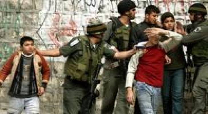 الإحتلال يعتقل 500 طفل فلسطيني الشهر الماضي