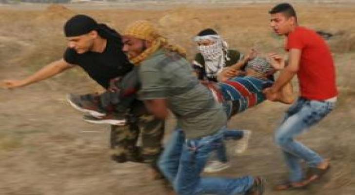 17 جريحا برصاص الاحتلال خلال مواجهات قطاع غزة