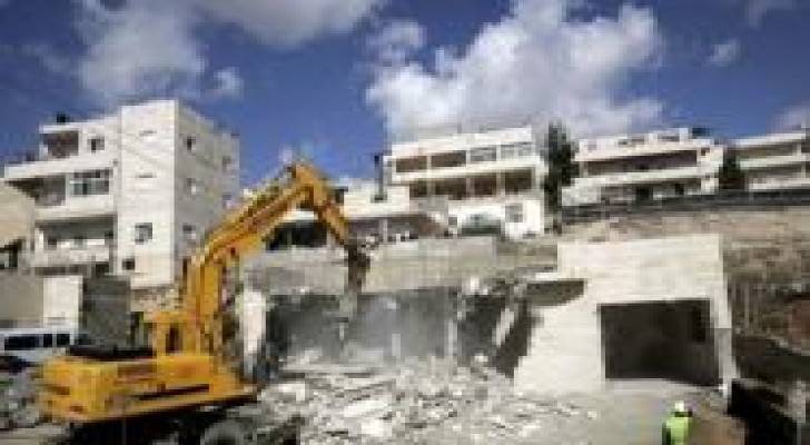 الاحتلال يهدم منزلا قيد الانشاء في جبل المكبر بالقدس