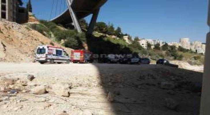 خمسيني ينتحر من اعلى جسر عبدون فيديو وصور
