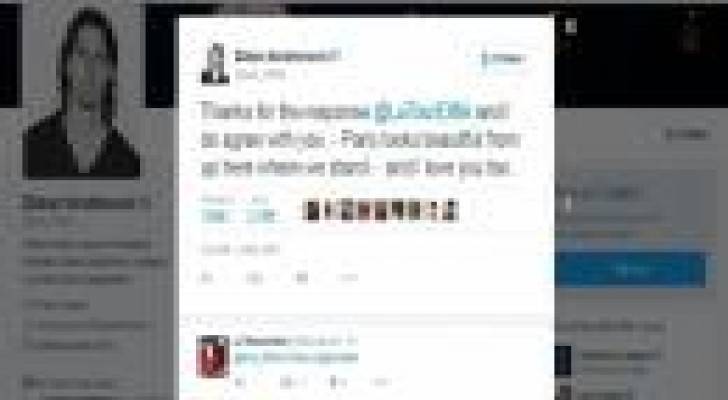 على تويتر .. حوار مضحك بين "ابراهيموفتش " وبرج ايفل
