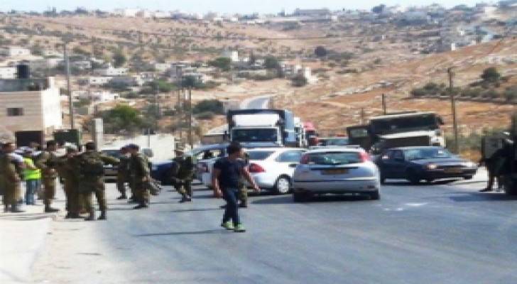 اصابة مواطن برصاص الاحتلال في بلدة تقوع
