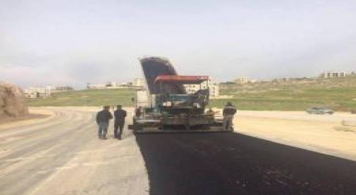الامانة تنهي أعمال فتوحات طرق رئيسية