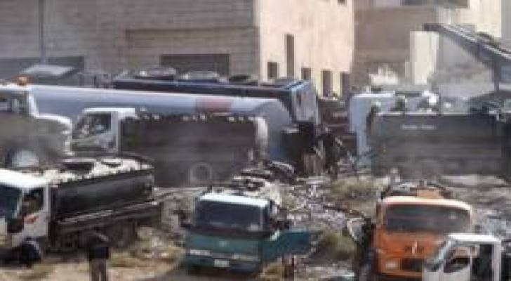 تدهور صهريج يحوي 40 طنا من الغاز في الحسا