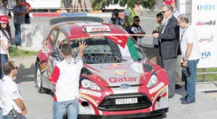 شعار الثورة العربية الكبرى على كافة منشورات رالي الاردن