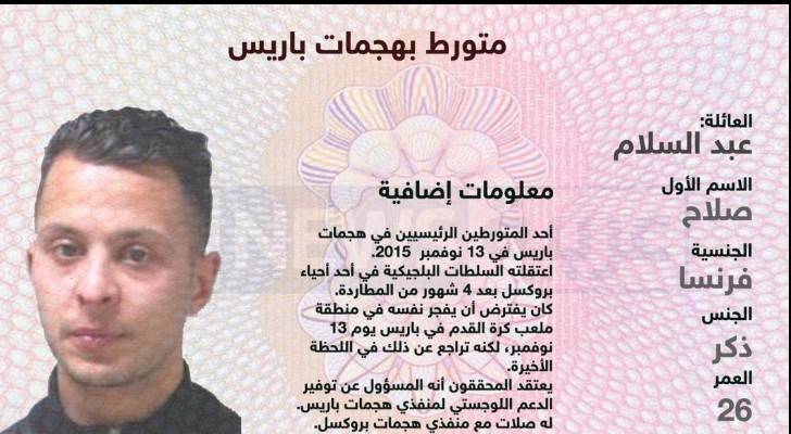 بلجيكا ترحل مشتبها به في هجمات باريس إلى فرنسا