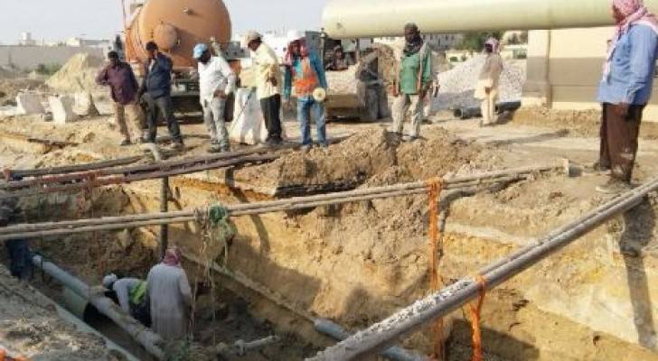 مقاول في دير علا يقطع المياه عن قرية معدي