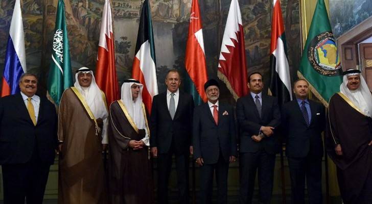 صورة تضم وزراء خارجية دول مجلس التعاون الخليجي وروسيا