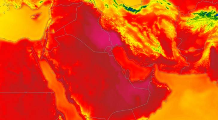 الكويت تسجل أعلى حرارة في العالم نهار السبت والحرارة تتجاوز الـ 50