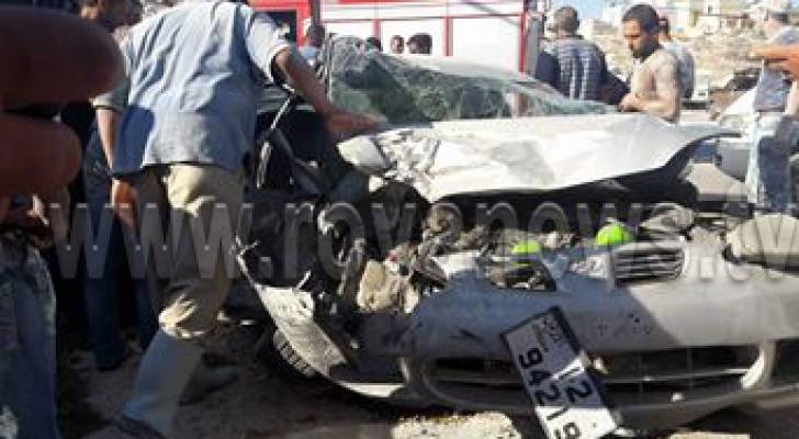 اربد: وفاة و 19 اصابة في حادث تصادم .. صور