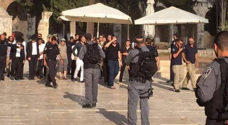 54 مستوطنا يقتحمون الأقصى بحراسة مشددة