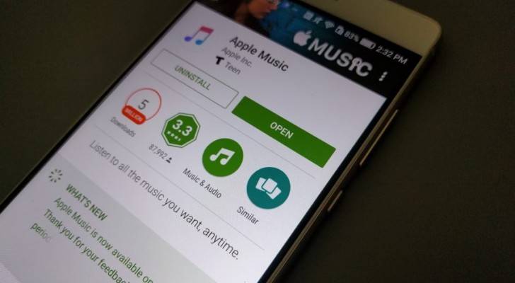 آبل تطلق النسخة الرسمية من تطبيق Apple Music لنظام أندرويد