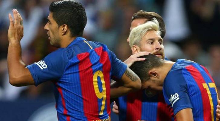 فوز كبير لبرشلونة على ليستر سيتي