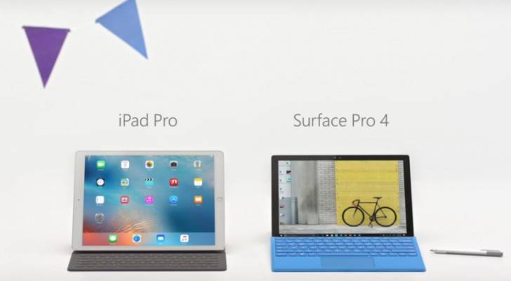 بالفيديو: مايكروسوفت تهزأ من iPad Pro بقوّة في إعلان جديد