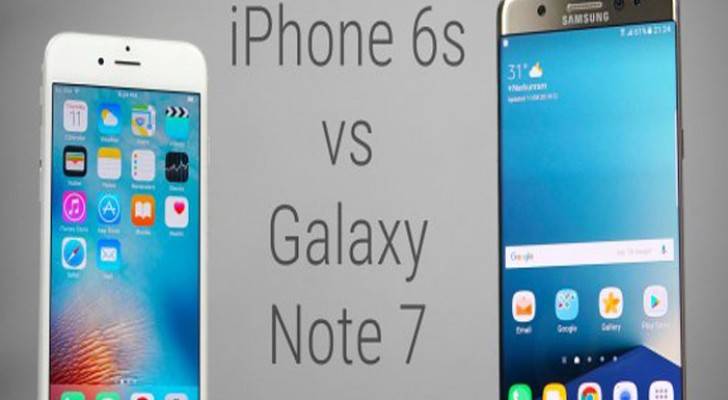 iPhone 6s يتفوق على Galaxy Note 7 في اختبار السرعة