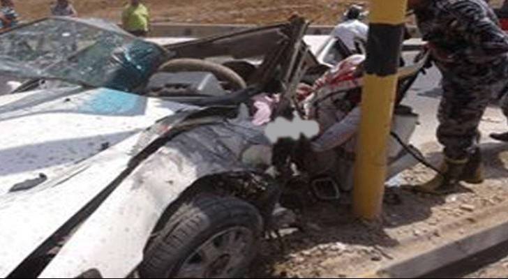 وفاة شخصين اثر حادث تدهور في اربد