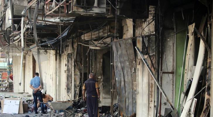  الانفجار استهدف مقهى شعبي في حي الكرادة