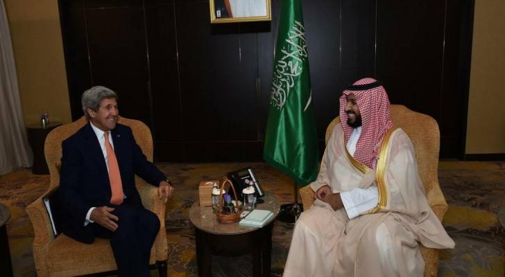 ولي ولي العهد السعودي يلتقي كيري في الصين