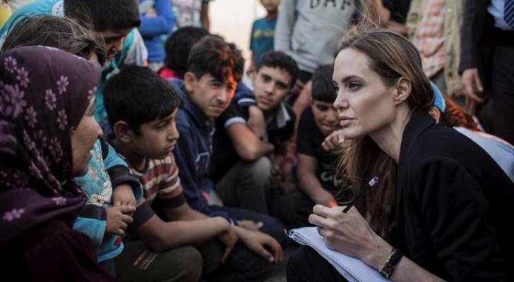 أنجلينا جولي في عمان لمناشدة العالم مساندة الأردن