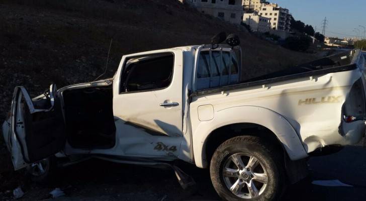 وفاتان بتصادم في مرج الحمام سببه " تغيير مسرب "