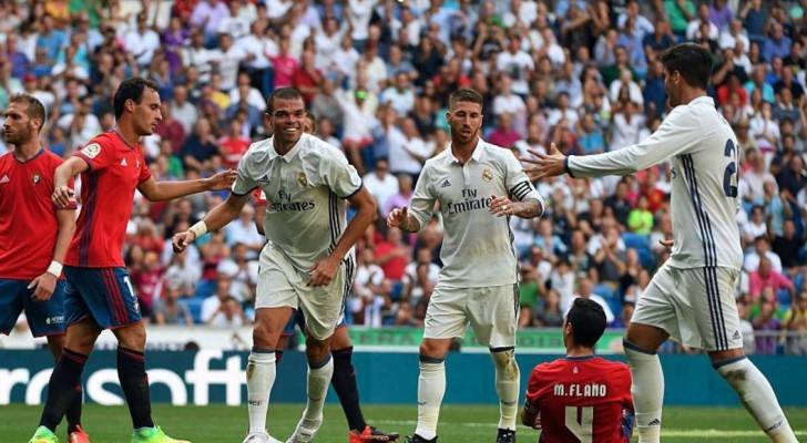 ريال مدريد يمطر شباك أوساسونا بخماسية