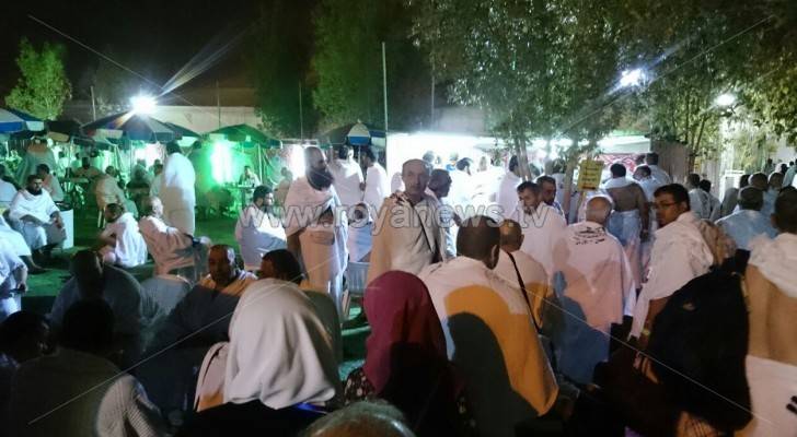 بالصور: وصول الحجاج الاردنيين الى صعيد عرفات