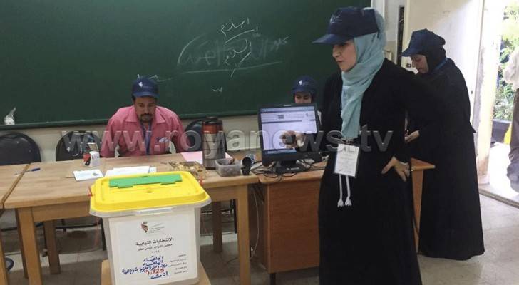 الارقام التي تشير لها لوحة تجميع نتائج دائرة جرش حتى اللحظة