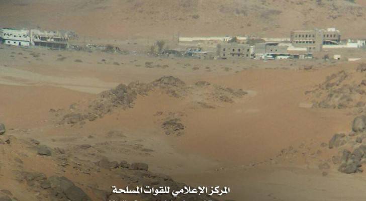 منطقة الجمارك كما تظهر في صور المركز الإعلامي للجيش اليمني