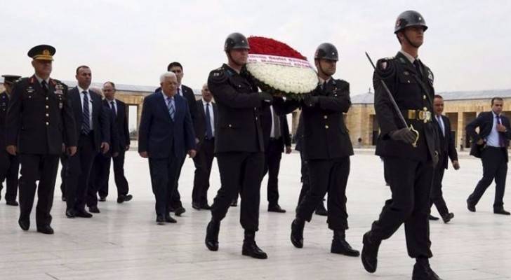 خلال زيارة الفلسطيني الى تركيا 
