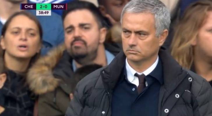 البرتغالي جوزيه مورينيو مدرب مانشستر يونايتد