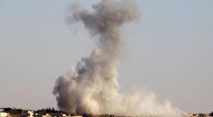 غارة جوية على حلب - ارشيفية