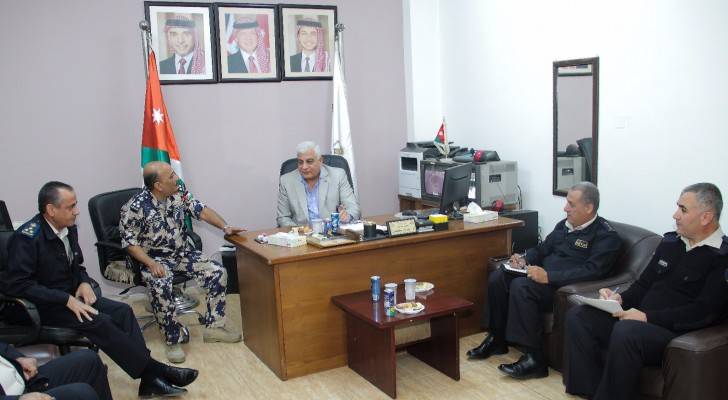 مدير عام الجمارك الأردنية الدكتور وضاح الحمود بزيارة تفقدية إلى مركز جمرك مدينة الحسن الصناعية