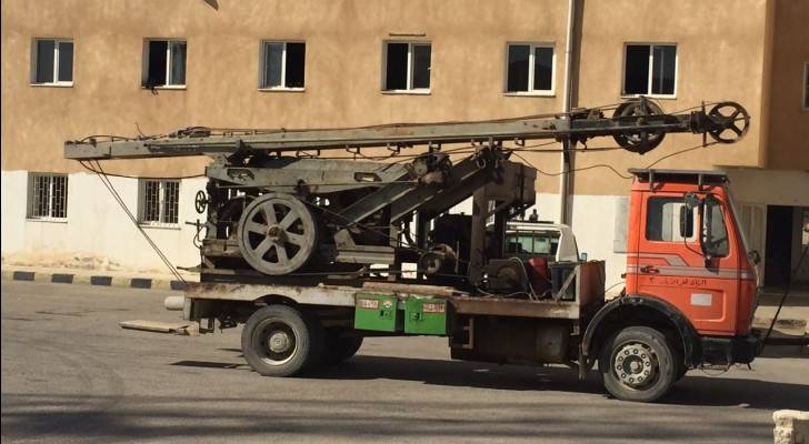 الحفارة التي ضبطت في المفرق