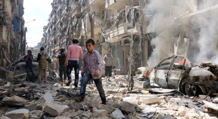 آثار الدمار في حلب
