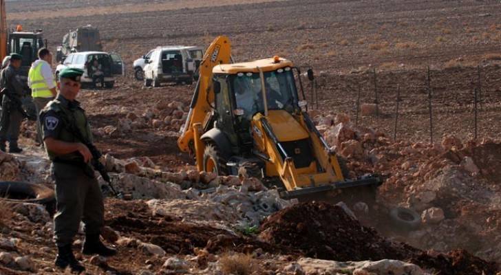 الاحتلال يدمر عشرات الدونمات الزراعية في الأغوار الشمالية