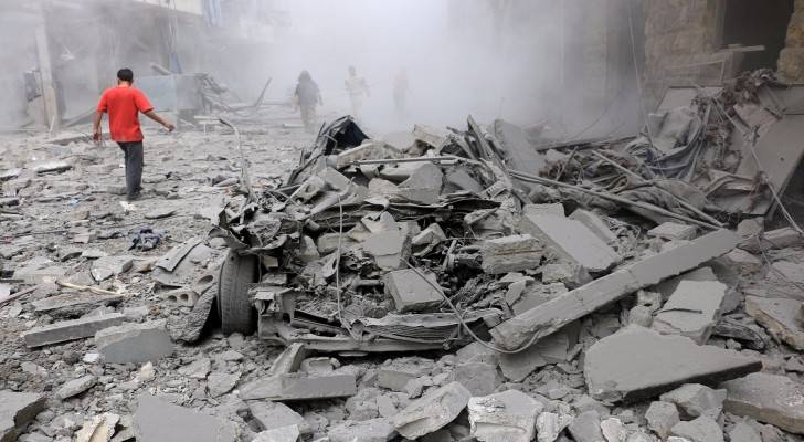 آثار الدمار في حلب
