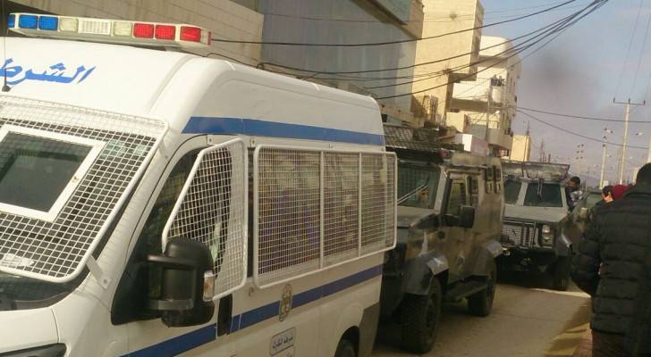 مداهمة في لواء القصر بمحافظة الكرك 