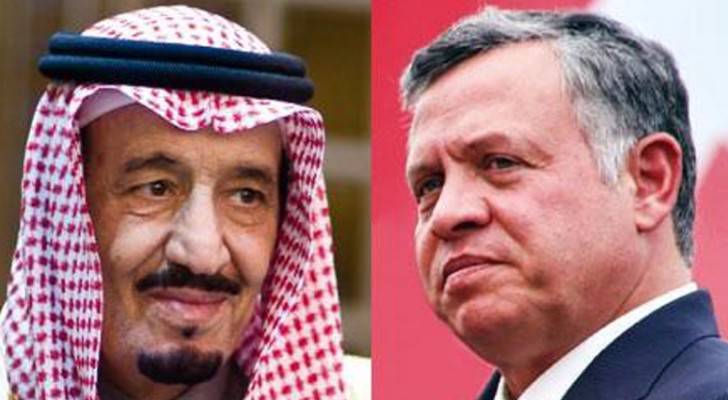 الملك عبدالله الثاني والعاهل السعودي