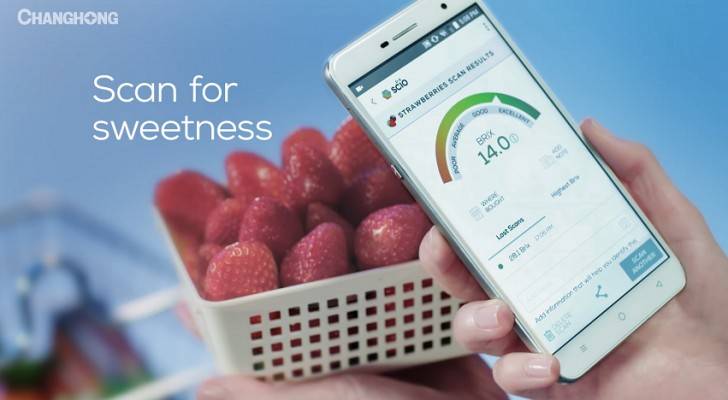 Changhong H2.. أول هاتف ذكي في العالم مع حساس يعرف عدد السعرات في الطعام