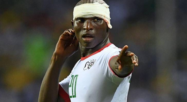 لاعب بوركينا فاسو يعقوب كوليبالي أصيب في المباراة