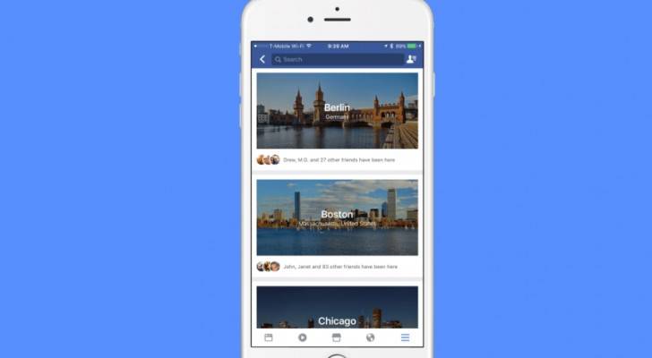 فيس بوك تضيف ميزة التخطيط للسفر “دليل المدن”