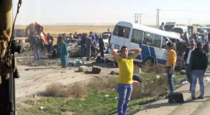 من مكان وقوع الحادث 