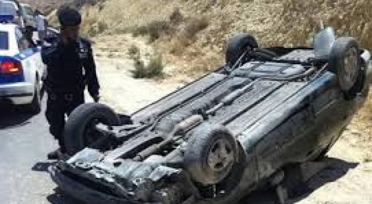 وفاة و 4 اصابات في حادث تدهور على الطريق الصحراوي