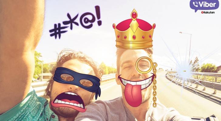 تطبيق فايبر يتيح الآن إضافة ملصقات مخصصة على الصور